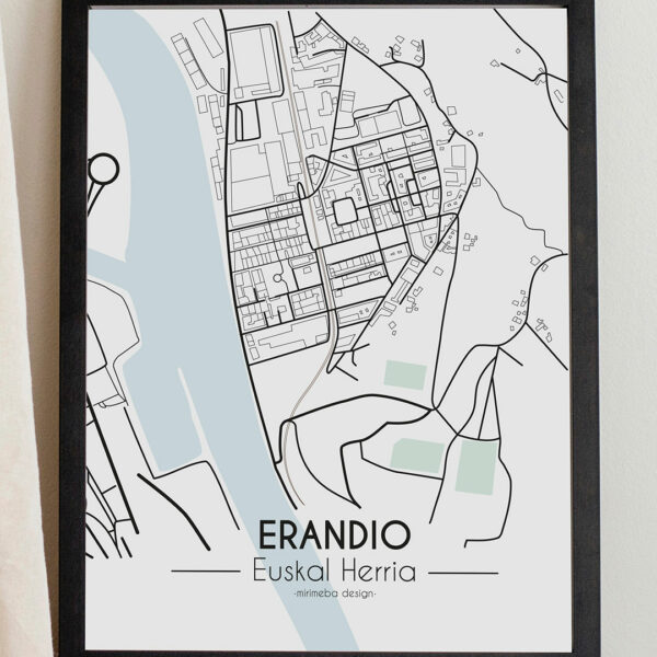 Mapa ilustrado de Erandio 1