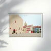 Lámina ilustración Plaza Armas Hondarribia