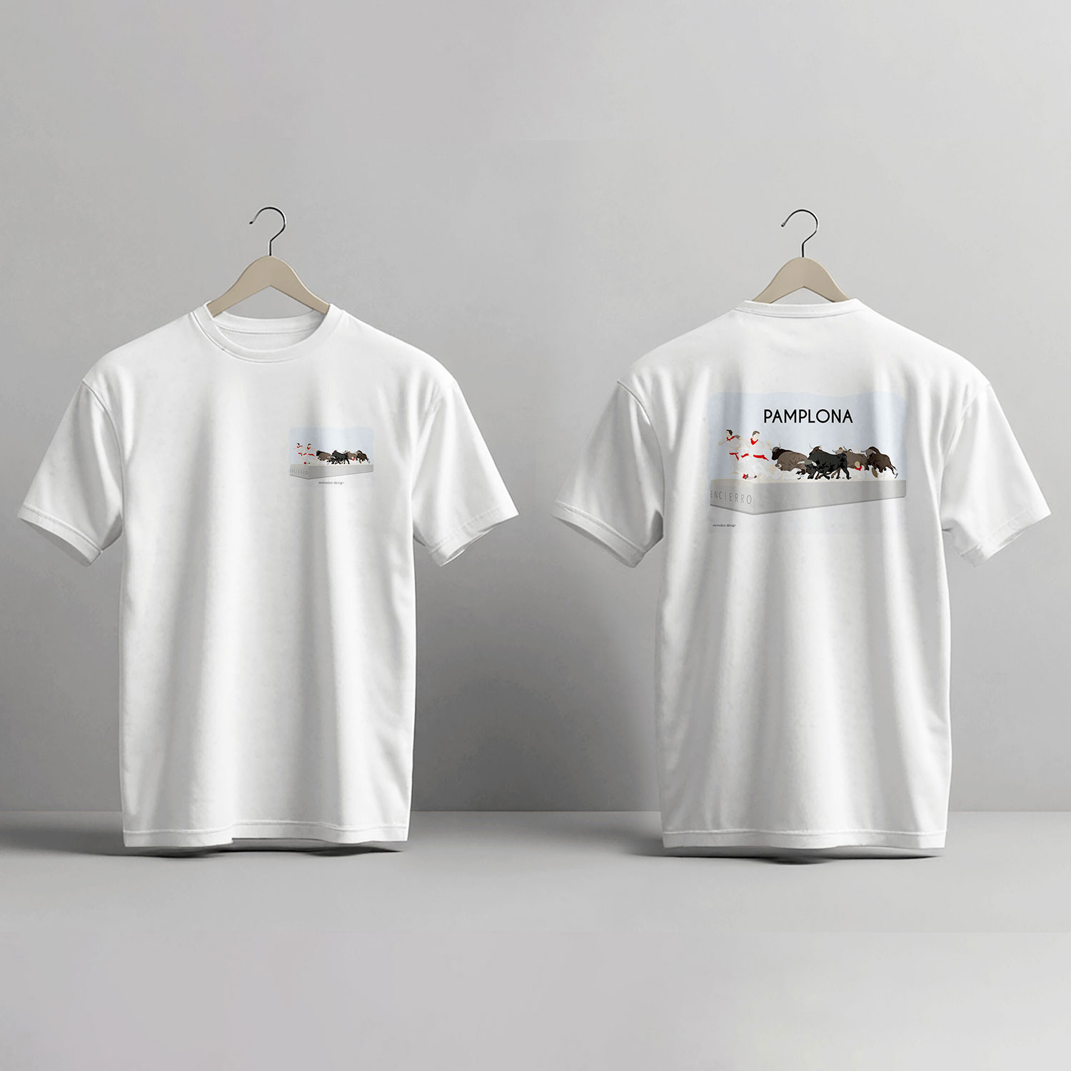 pamplona-encierro-camiseta-blanco